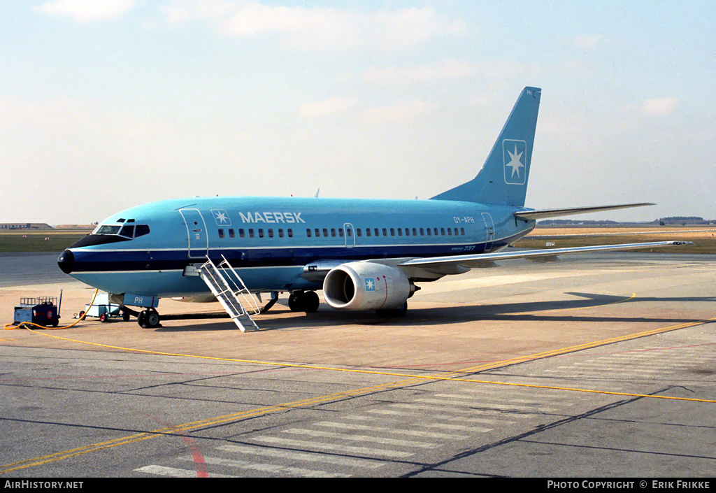 Aircraft Photo of OY-APH | Boeing 737-5L9 | Maersk Air | AirHistory.net #315641