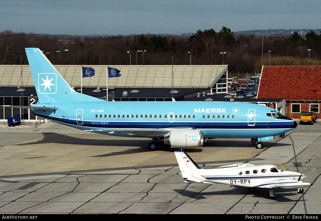 Aircraft Photo of OY-API | Boeing 737-5L9 | Maersk Air | AirHistory.net #315643