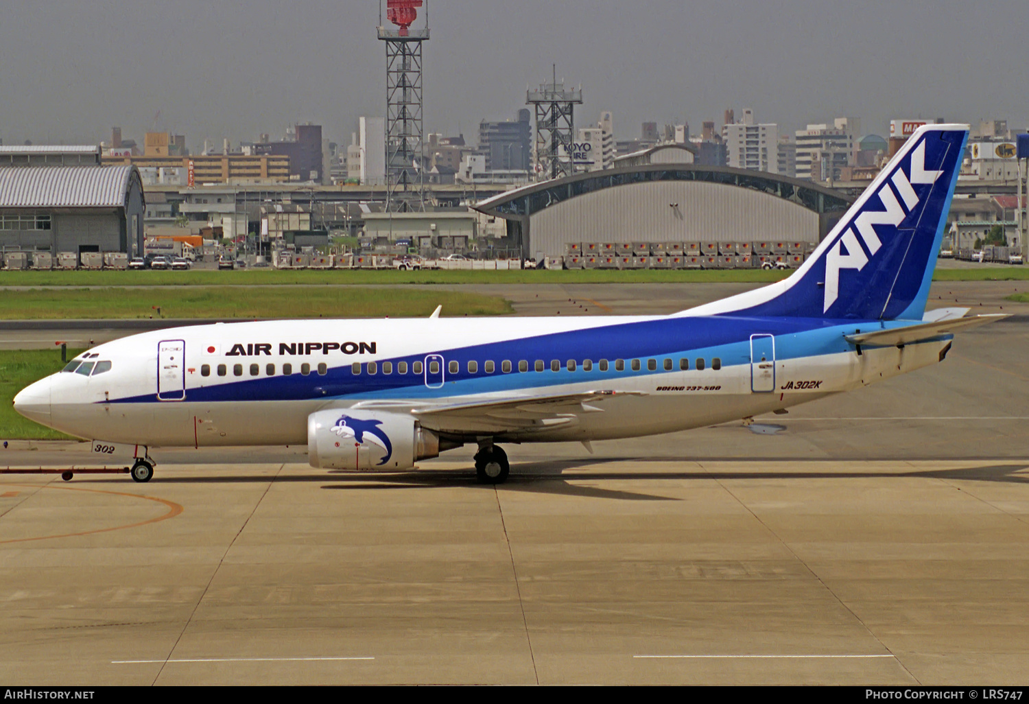 Aircraft Photo of JA302K | Boeing 737-54K | Air Nippon - ANK | AirHistory.net #315652