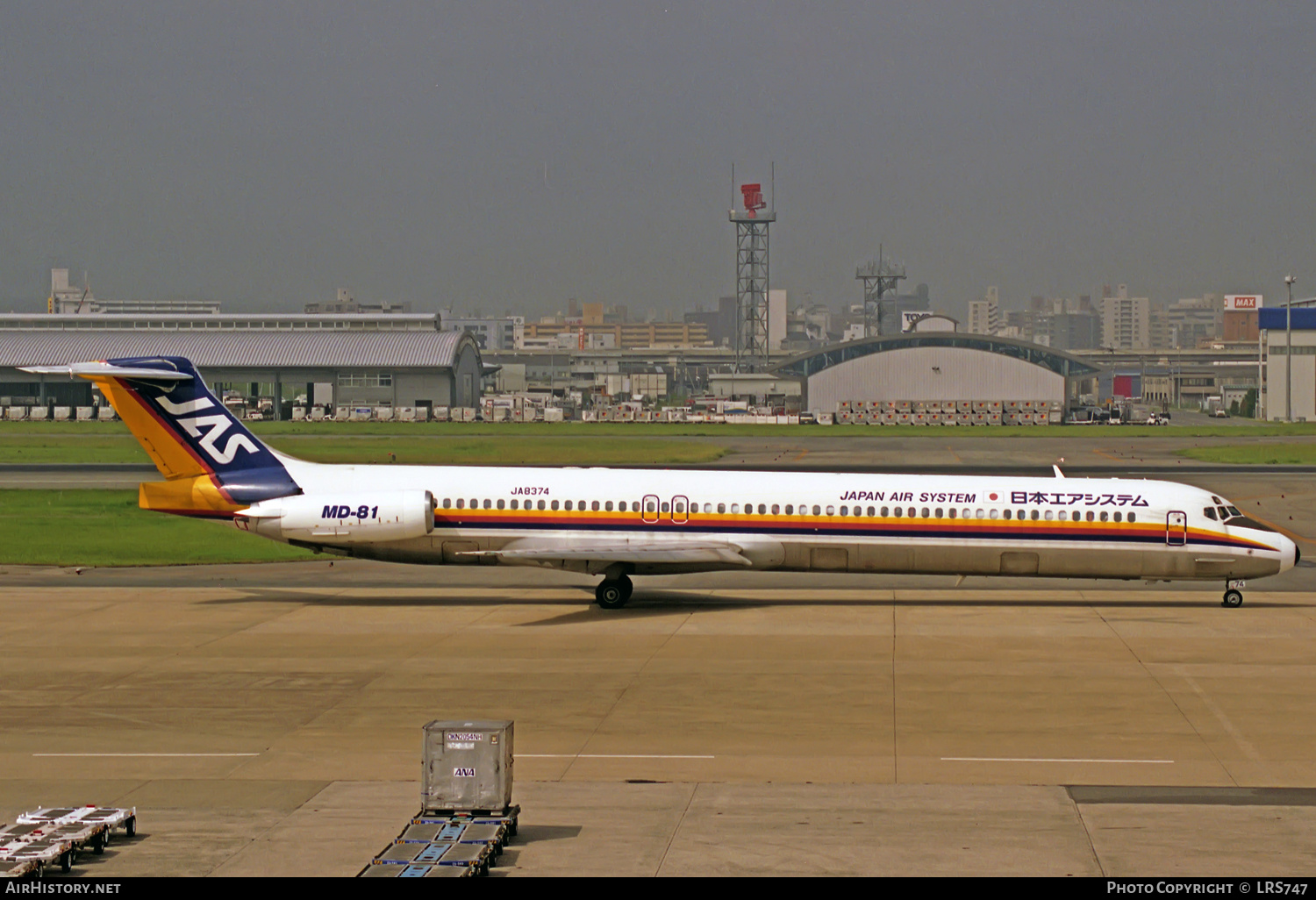 Aircraft Photo of JA8374 | McDonnell Douglas MD-81 (DC-9-81) | Japan Air System - JAS | AirHistory.net #315654