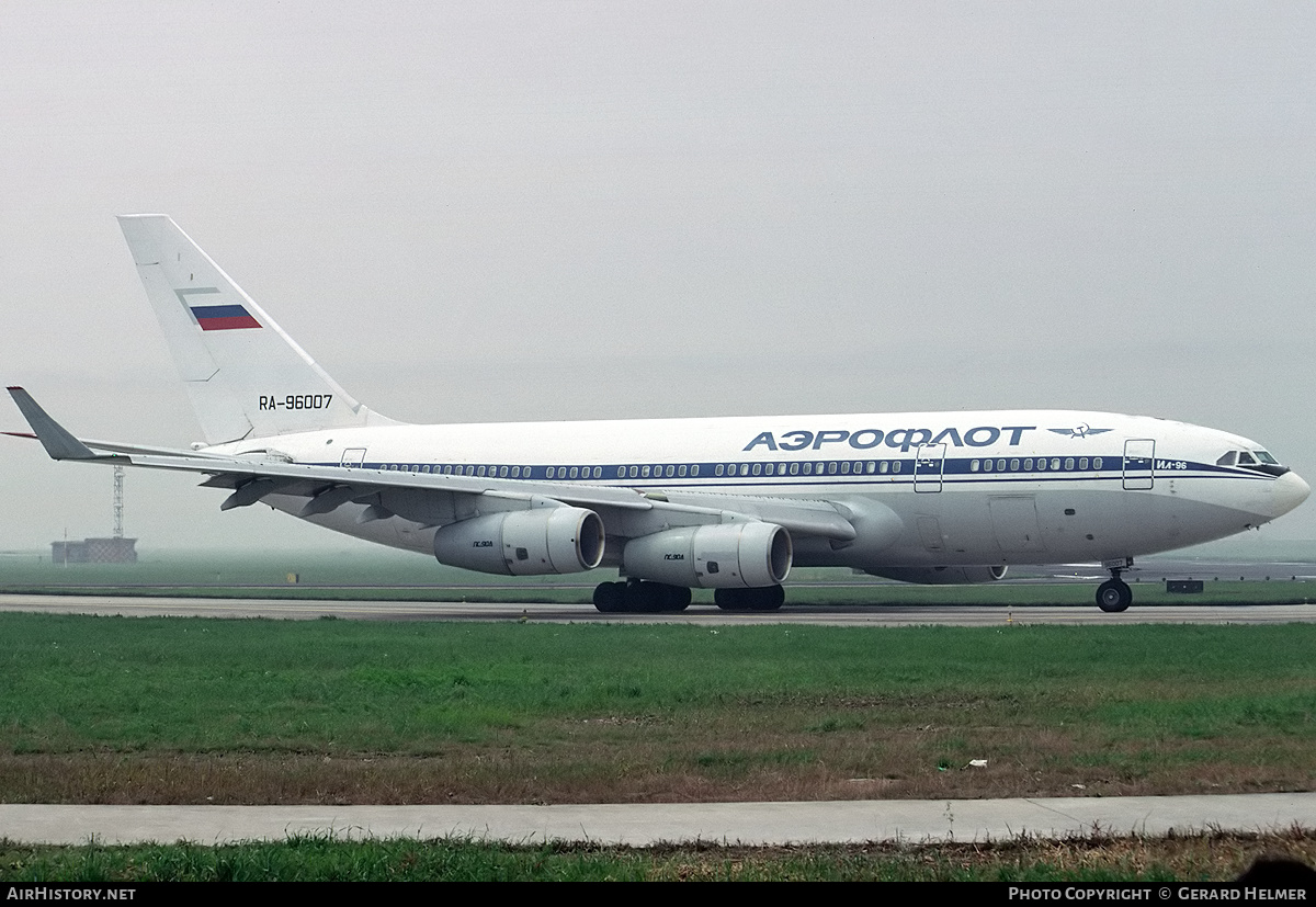 Aircraft Photo of RA-96007 | Ilyushin Il-96-300 | Aeroflot | AirHistory.net #315659