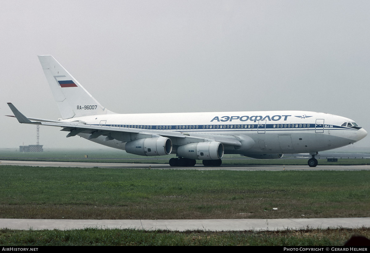 Aircraft Photo of RA-96007 | Ilyushin Il-96-300 | Aeroflot | AirHistory.net #315659