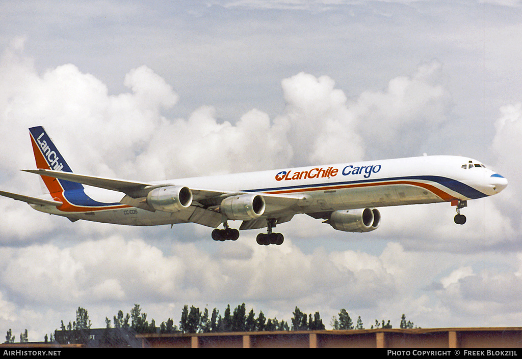Aircraft Photo of CC-CDS | McDonnell Douglas DC-8-71(F) | LAN Chile Cargo - Línea Aérea Nacional | AirHistory.net #315673