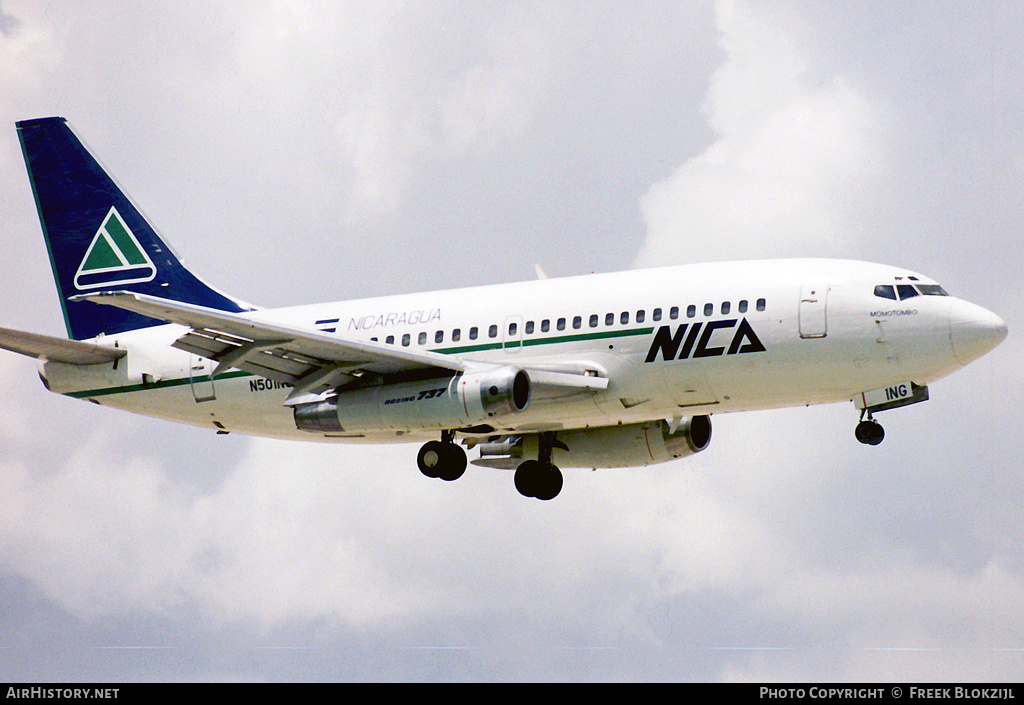 Aircraft Photo of N501NG | Boeing 737-2T5/Adv | Nica - Nicaragüense de Aviación | AirHistory.net #315697