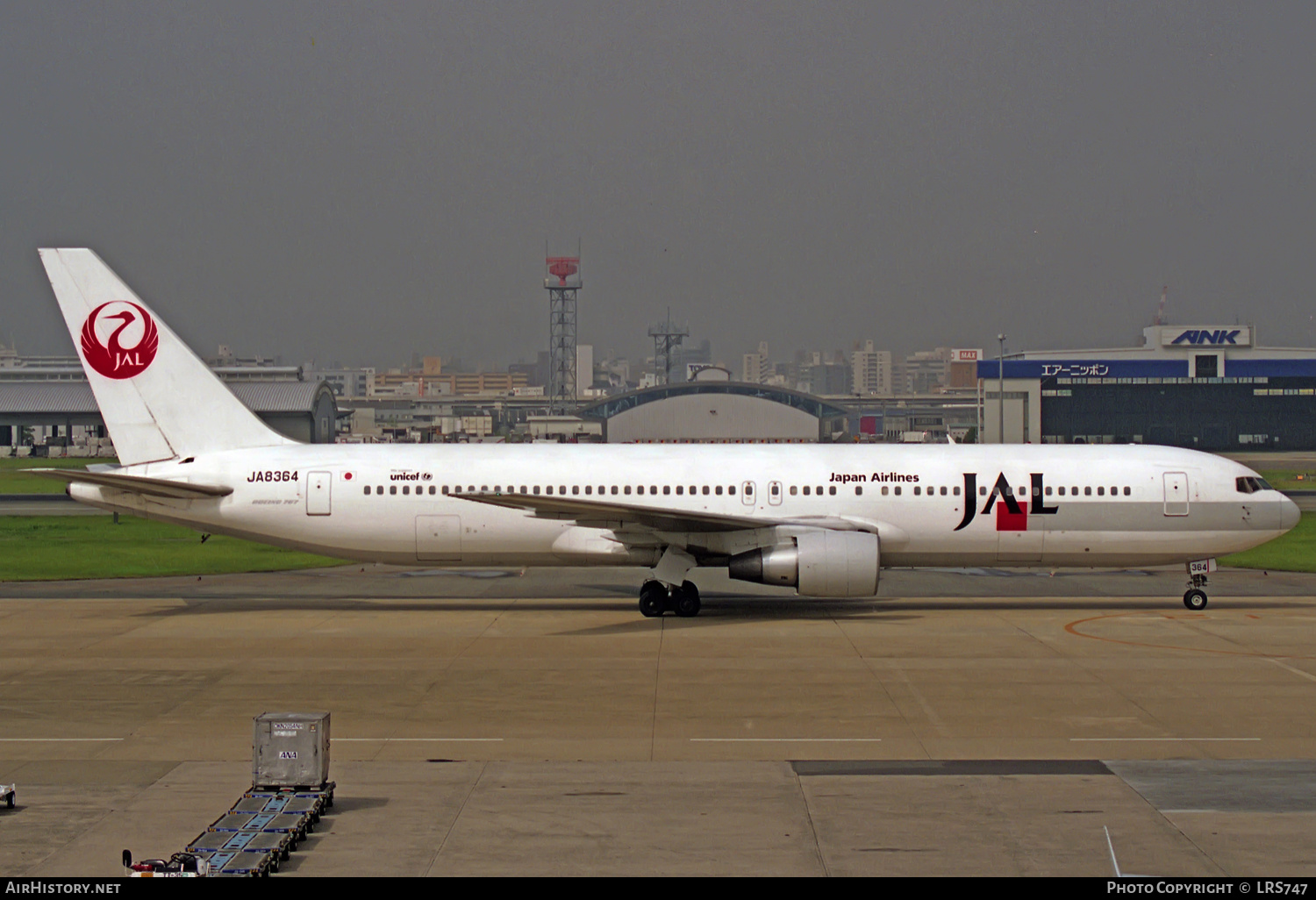 Aircraft Photo of JA8364 | Boeing 767-346 | Japan Airlines - JAL | AirHistory.net #315708