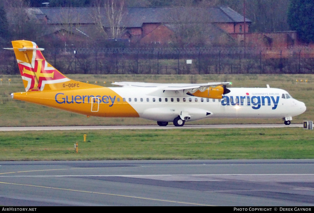 Aircraft Photo of G-OGFC | ATR ATR-72-600 (ATR-72-212A) | Aurigny Air Services | AirHistory.net #315736