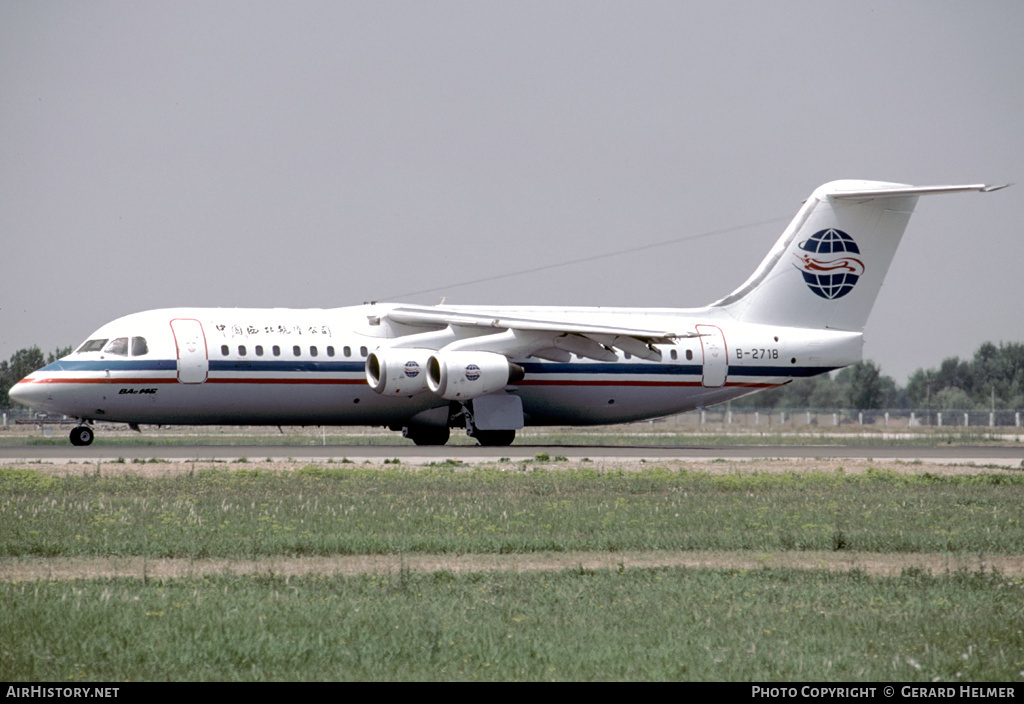 Aircraft Photo of B-2718 | British Aerospace BAe-146-300 | China Northwest Airlines | AirHistory.net #315738