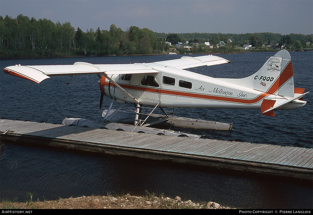 Aircraft Photo of C-FQQD | De Havilland Canada DHC-2 Beaver Mk1 | Air Melançon | AirHistory.net #315749