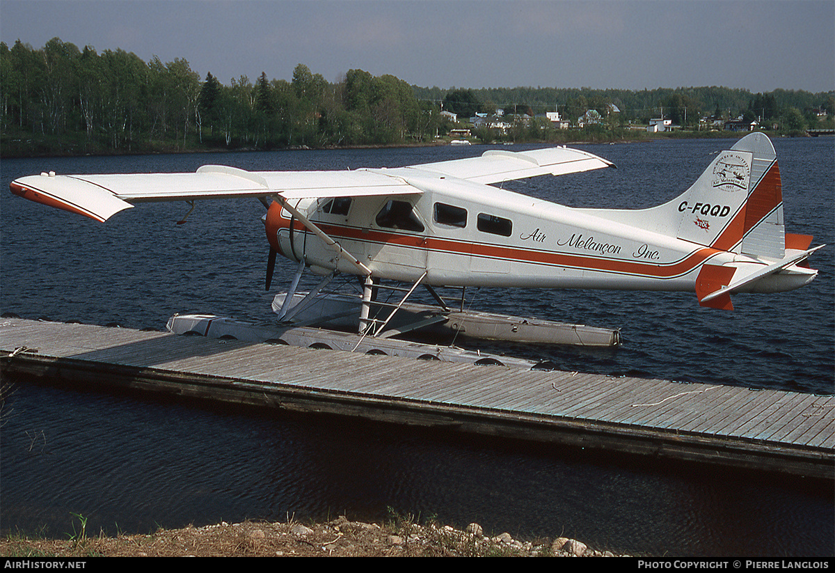 Aircraft Photo of C-FQQD | De Havilland Canada DHC-2 Beaver Mk.1 | Air Melançon | AirHistory.net #315749