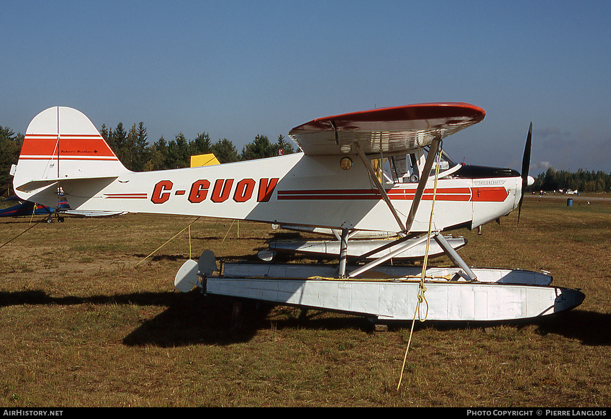 Aircraft Photo of C-GUOV | Taylorcraft BC-12D Twosome | AirHistory.net #315753