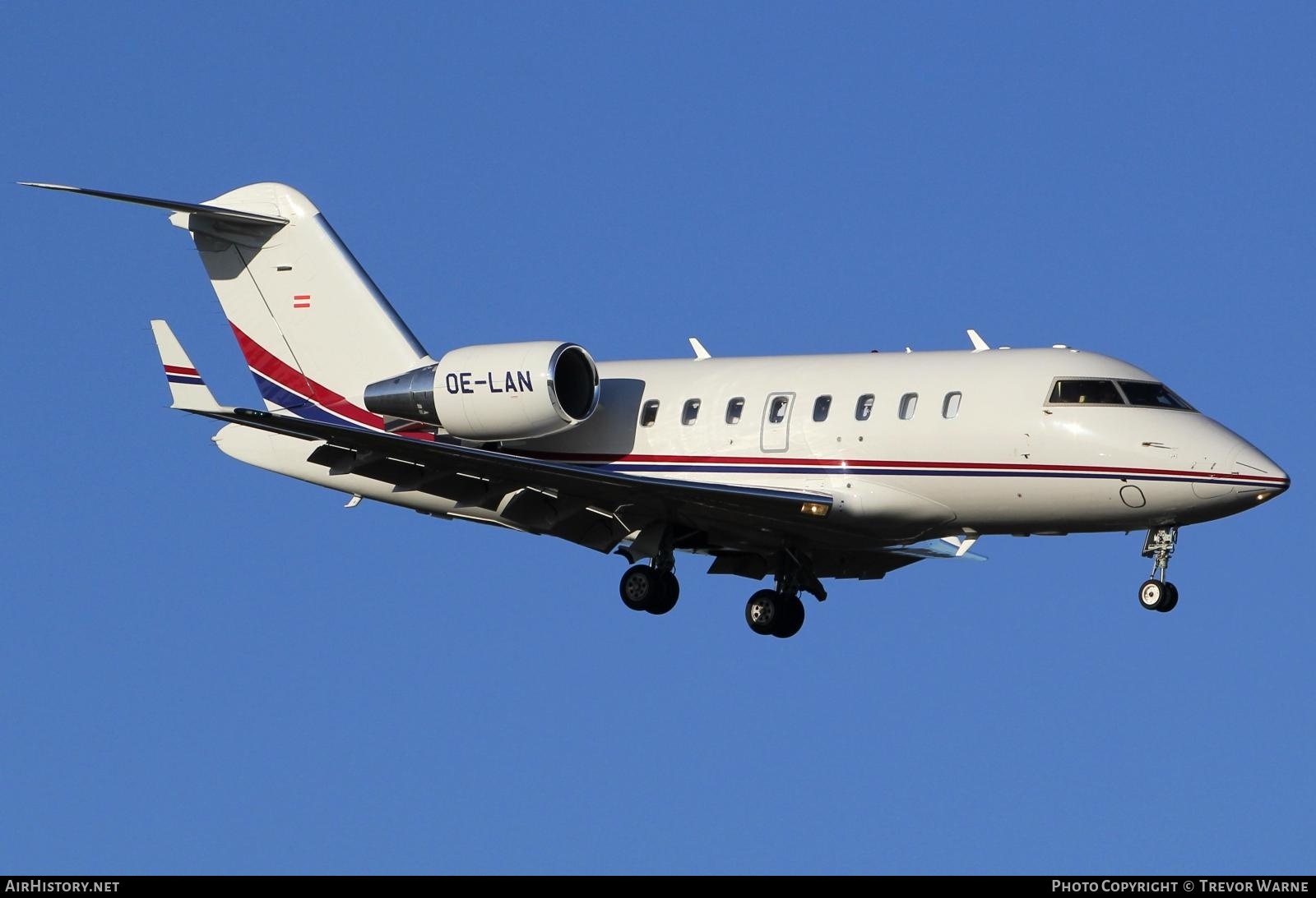 Aircraft Photo of OE-LAN | Bombardier Challenger 650 (CL-600-2B16) | AirHistory.net #315774