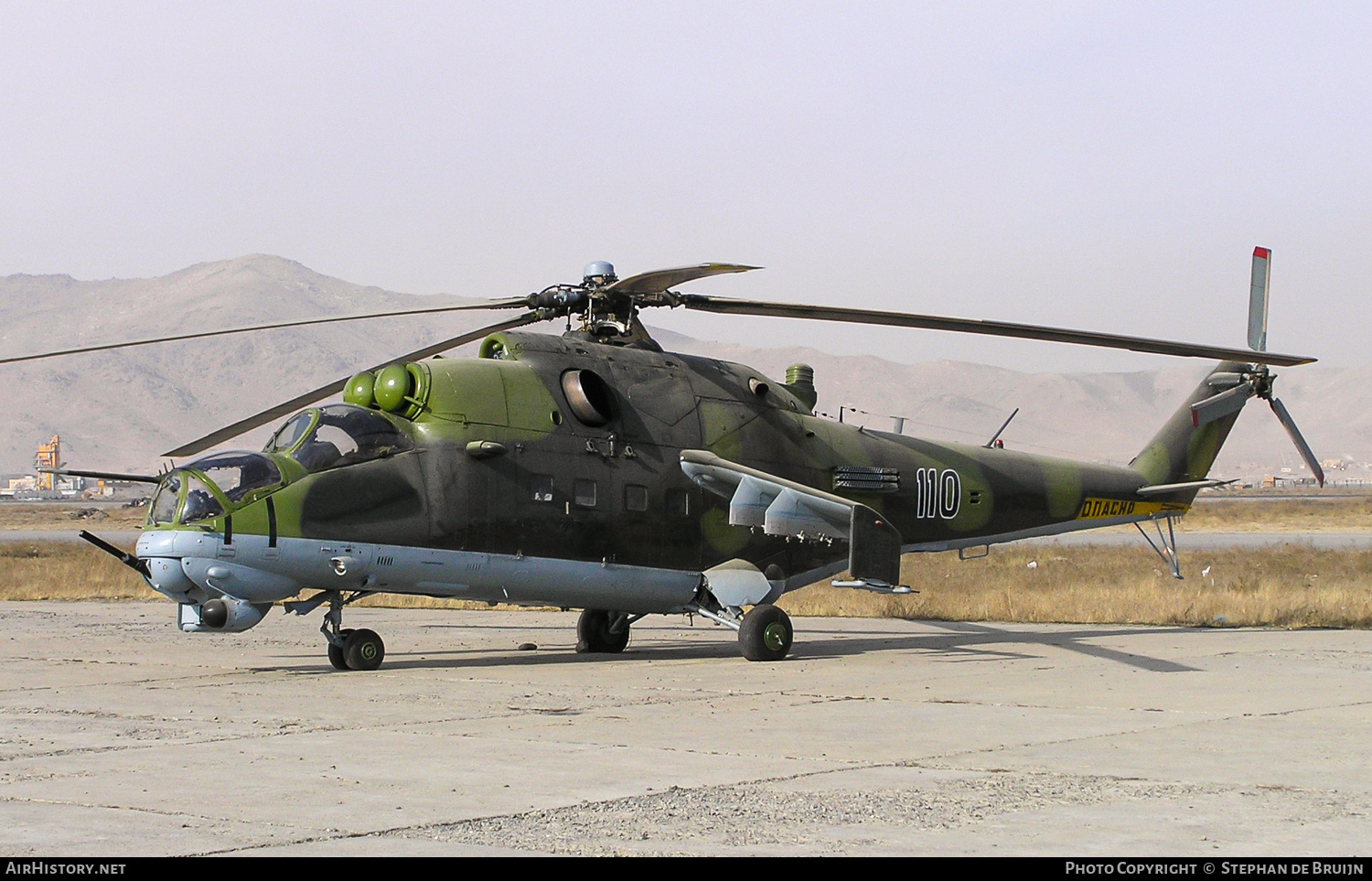 Aircraft Photo of 110 | Mil Mi-24V | Afghanistan - Air Force | AirHistory.net #315791