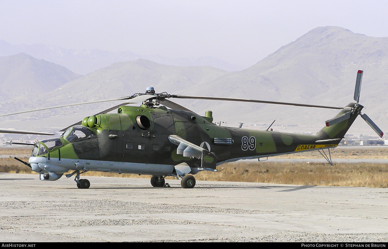 Aircraft Photo of 89 | Mil Mi-24V | Afghanistan - Air Force | AirHistory.net #315799