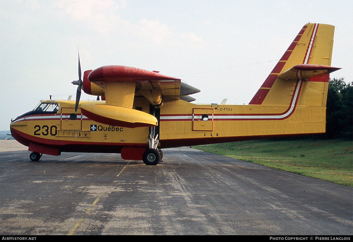 Aircraft Photo of C-FTXJ | Canadair CL-215-I (CL-215-1A10) | Gouvernement du Québec | AirHistory.net #315800