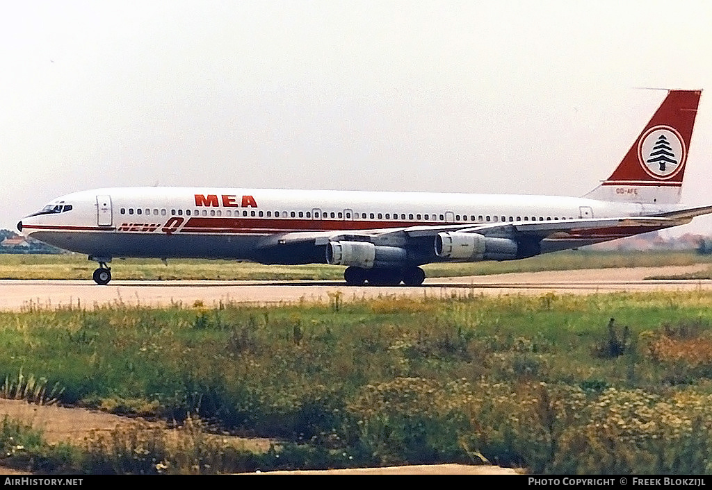 Aircraft Photo of OD-AFE | Boeing 707-3B4C | MEA - Middle East Airlines | AirHistory.net #315805