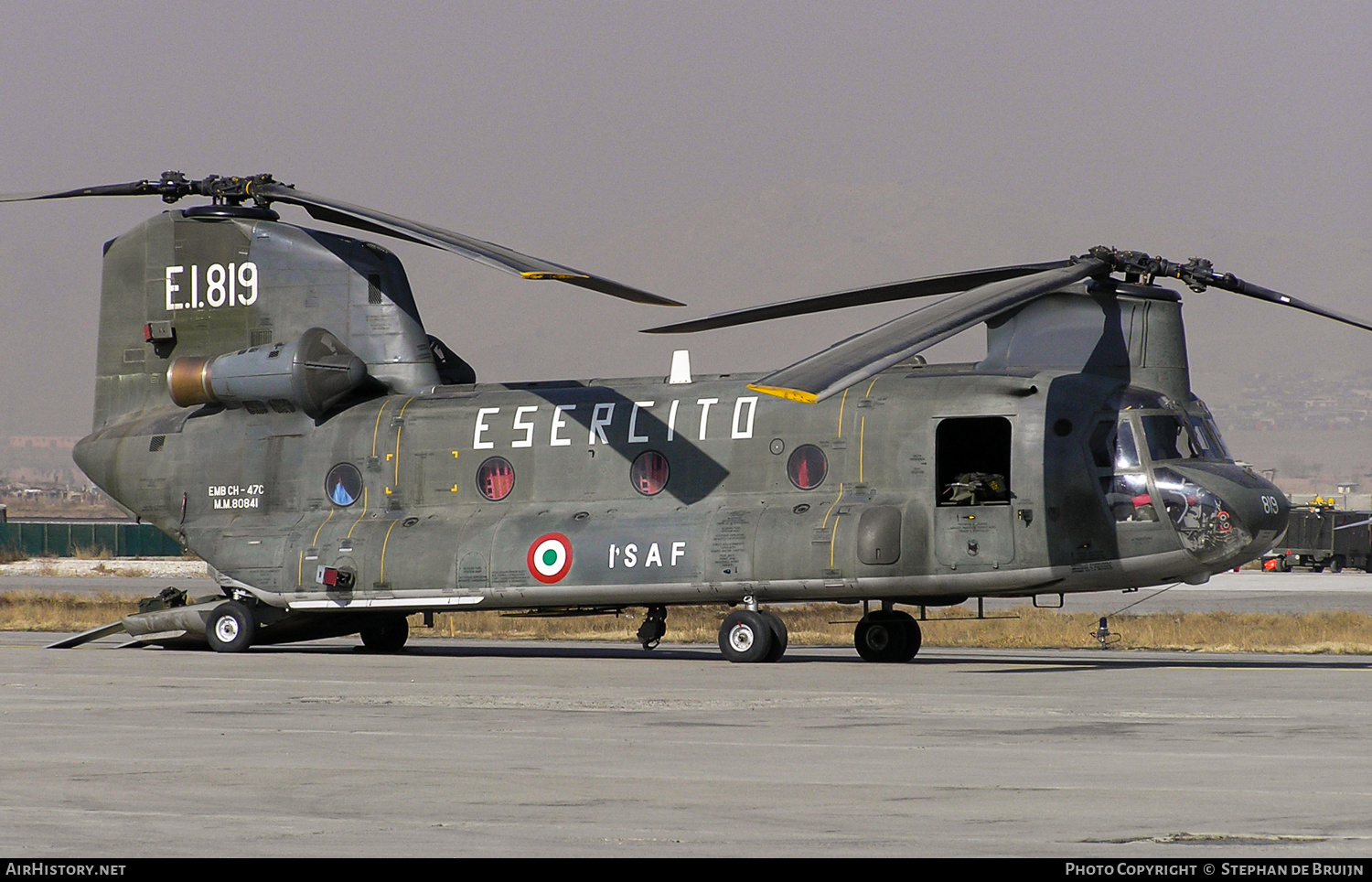 Aircraft Photo of MM80841 | Boeing CH-47C Chinook (219) | Italy - Army | AirHistory.net #315845