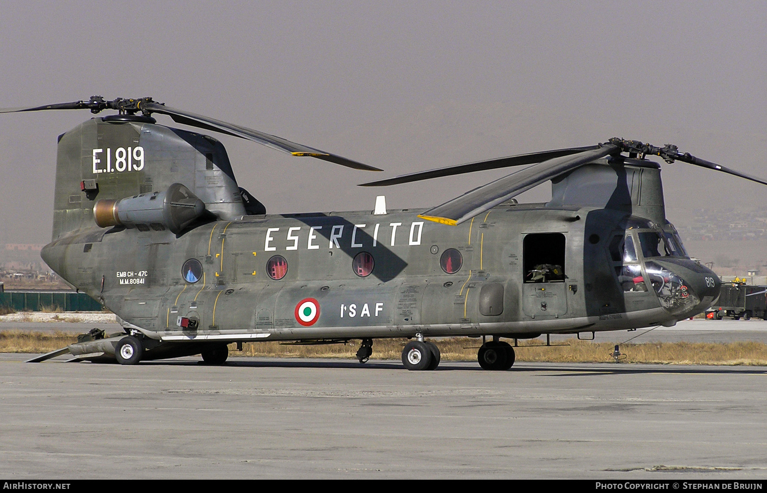 Aircraft Photo of MM80841 | Boeing Vertol CH-47C Chinook | Italy - Army | AirHistory.net #315845