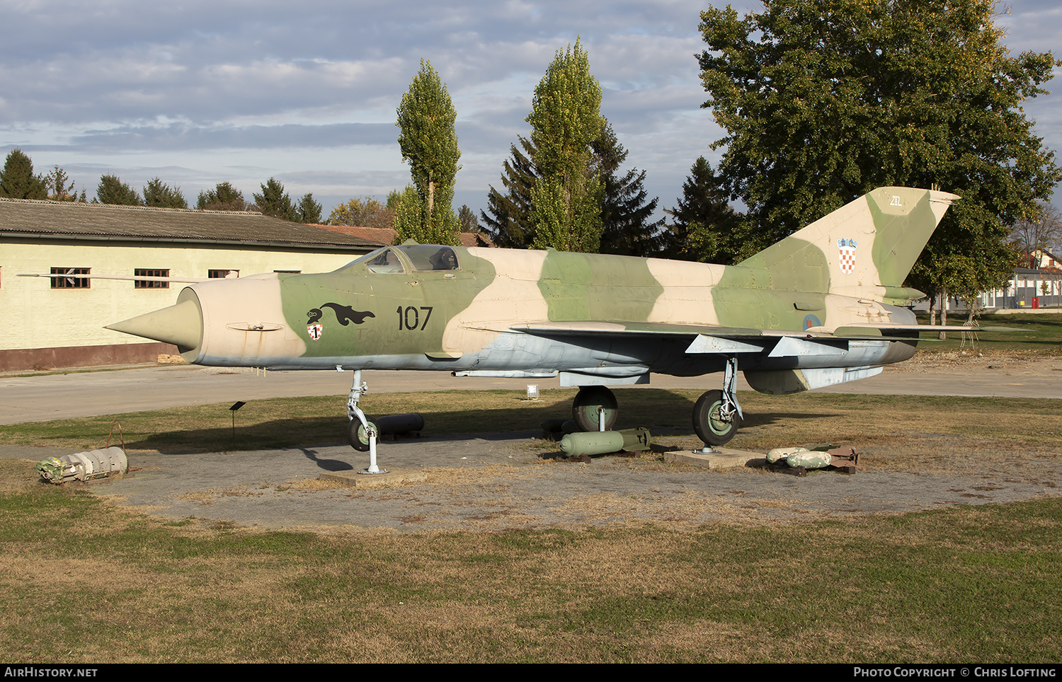 Aircraft Photo of 107 | Mikoyan-Gurevich MiG-21bis | Croatia - Air Force | AirHistory.net #315879