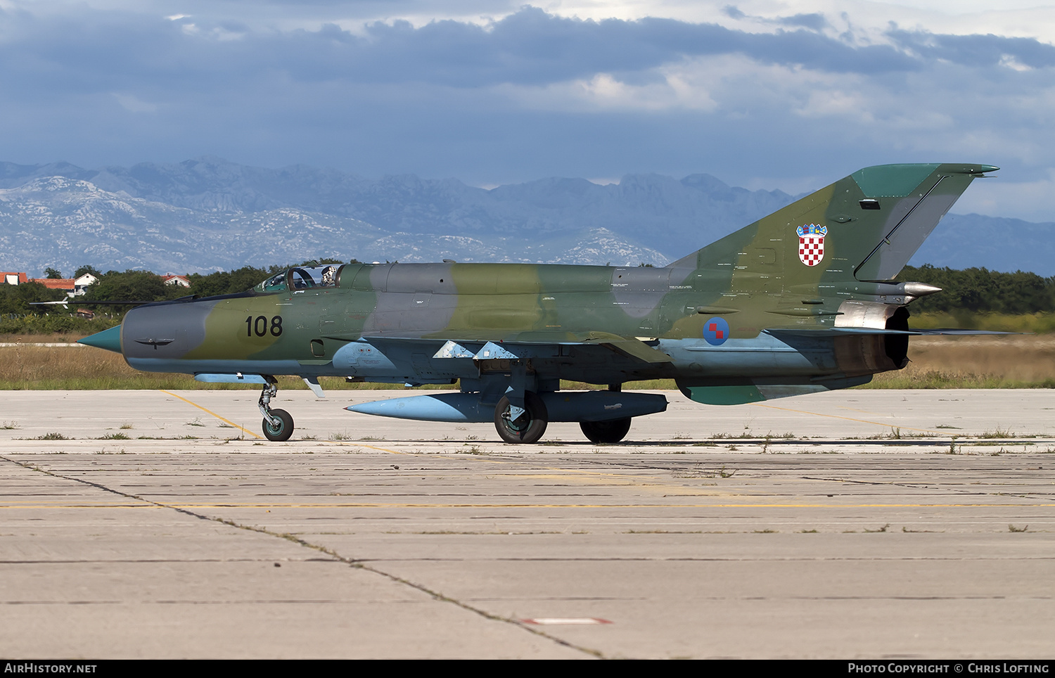 Aircraft Photo of 108 | Mikoyan-Gurevich MiG-21bis | Croatia - Air Force | AirHistory.net #315889