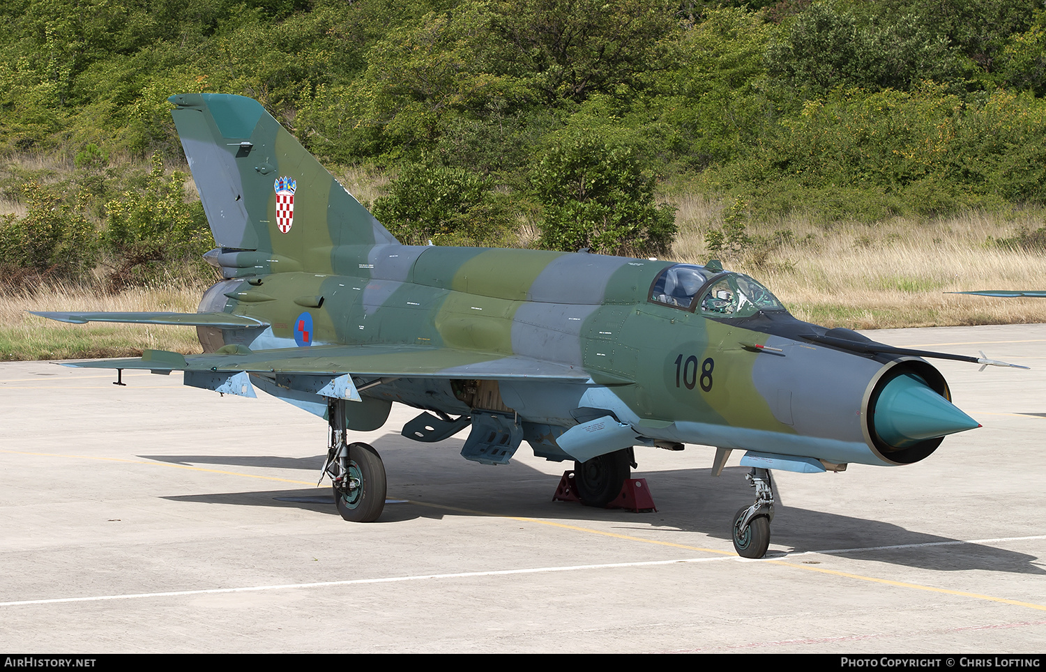 Aircraft Photo of 108 | Mikoyan-Gurevich MiG-21bis | Croatia - Air Force | AirHistory.net #315890