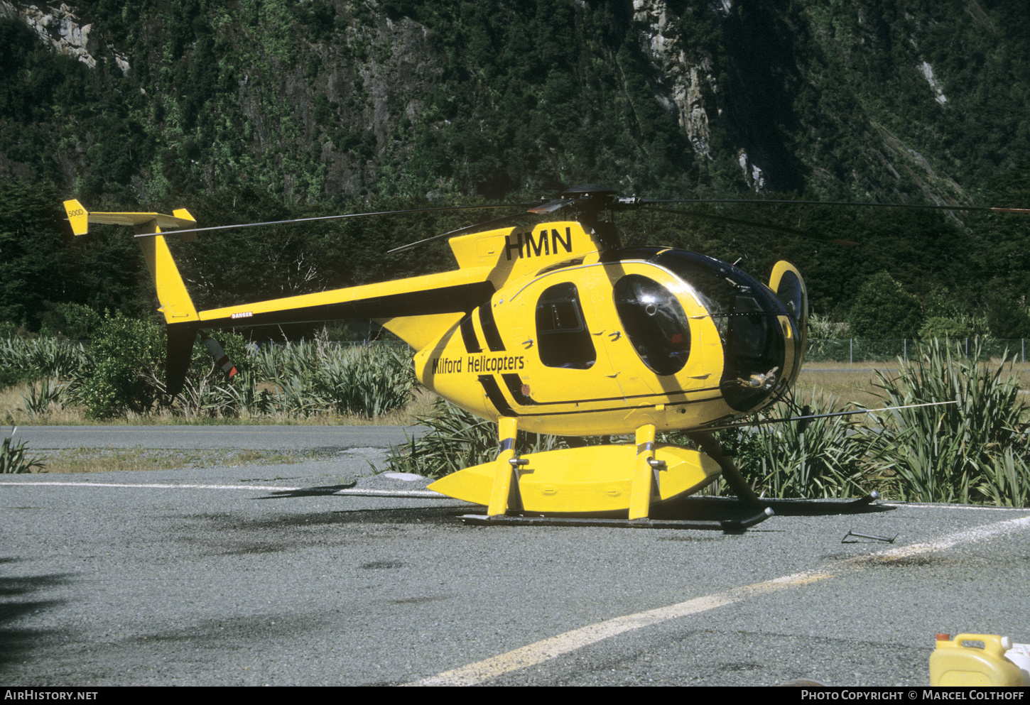 Aircraft Photo of ZK-HMN / HMN | Hughes 500D (369D) | Milford Helicopters | AirHistory.net #315894