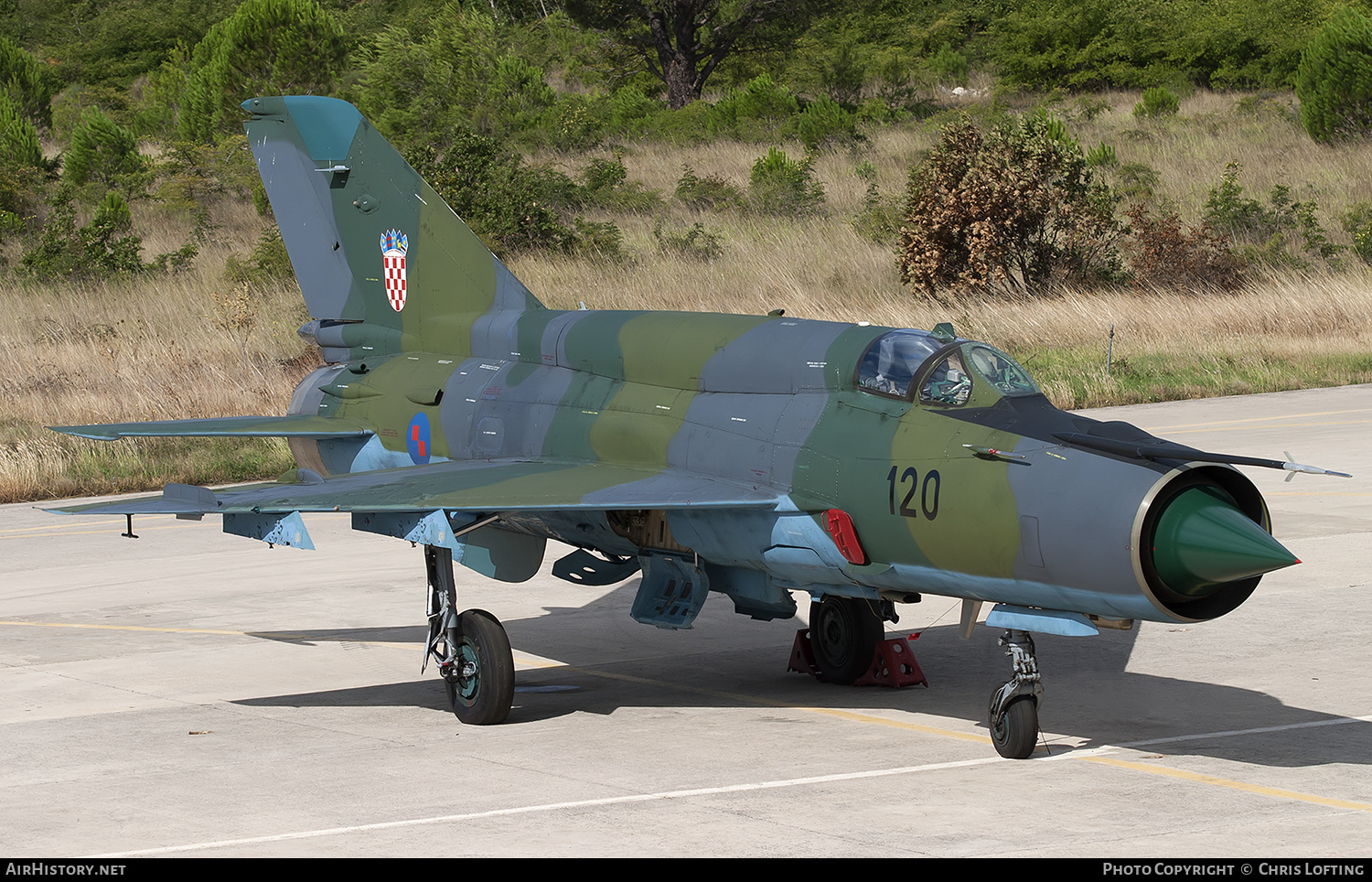Aircraft Photo of 120 | Mikoyan-Gurevich MiG-21bisD | Croatia - Air Force | AirHistory.net #315898