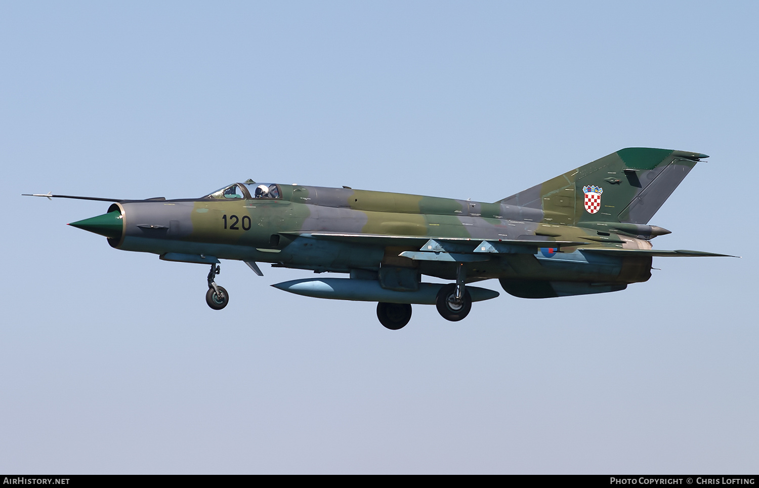 Aircraft Photo of 120 | Mikoyan-Gurevich MiG-21bisD | Croatia - Air Force | AirHistory.net #315899