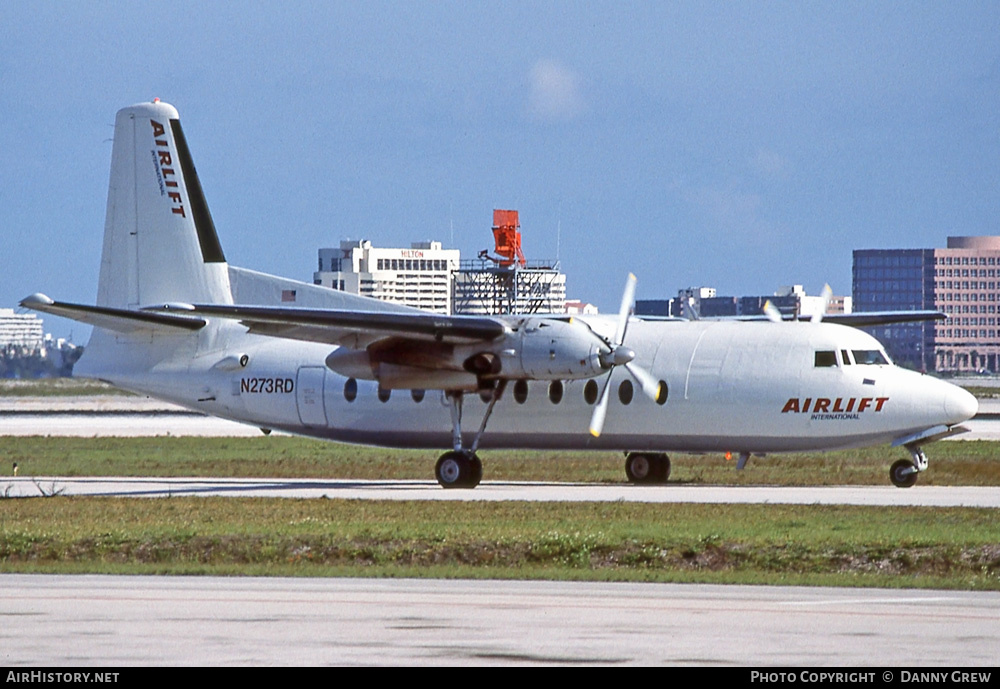 Aircraft Photo of N273RD | Fairchild F-27 | Airlift International | AirHistory.net #315916