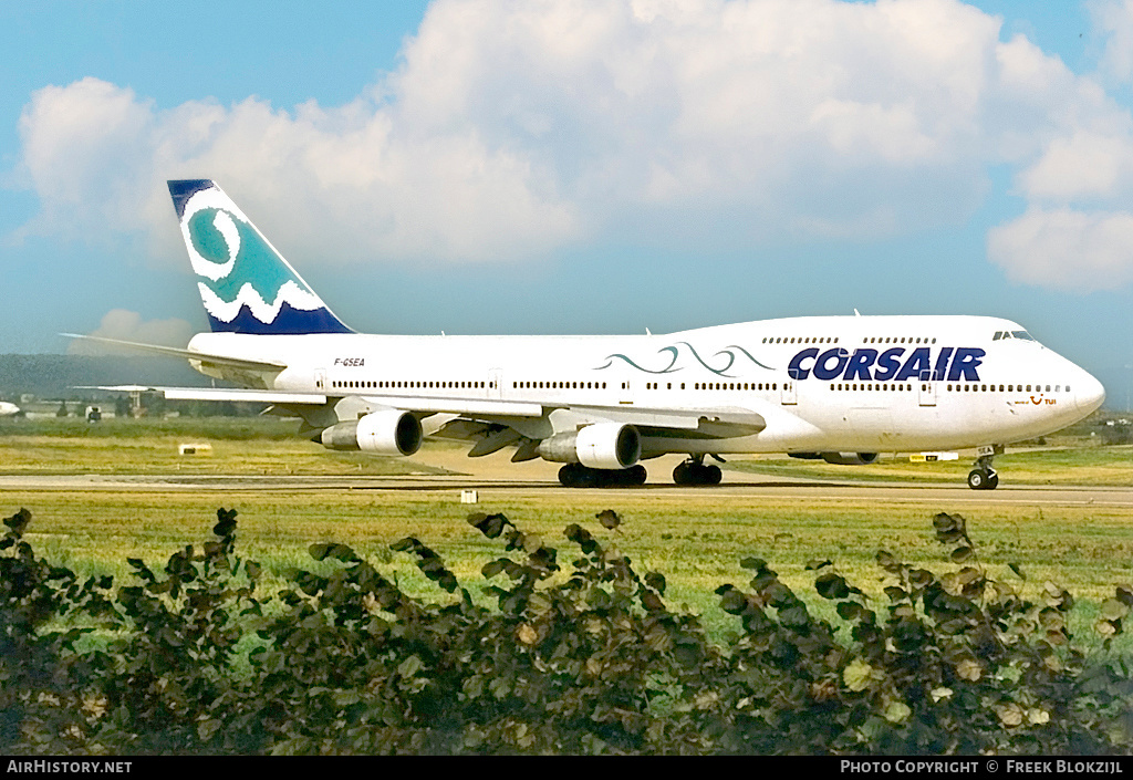 Aircraft Photo of F-GSEA | Boeing 747-312 | Corsair | AirHistory.net #315920