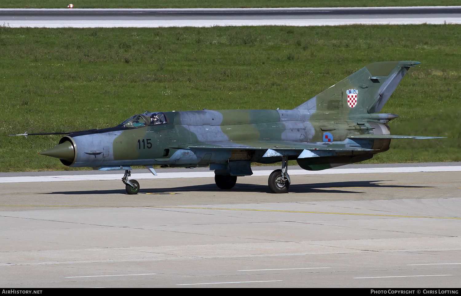 Aircraft Photo of 115 | Mikoyan-Gurevich MiG-21bisD | Croatia - Air Force | AirHistory.net #315940