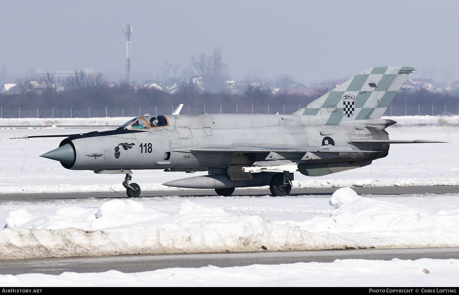 Aircraft Photo of 118 | Mikoyan-Gurevich MiG-21bisD | Croatia - Air Force | AirHistory.net #315942