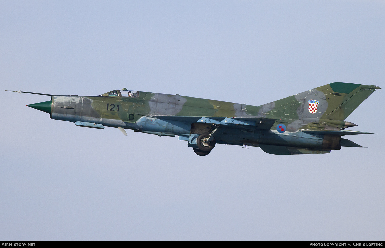 Aircraft Photo of 121 | Mikoyan-Gurevich MiG-21bisD | Croatia - Air Force | AirHistory.net #315950