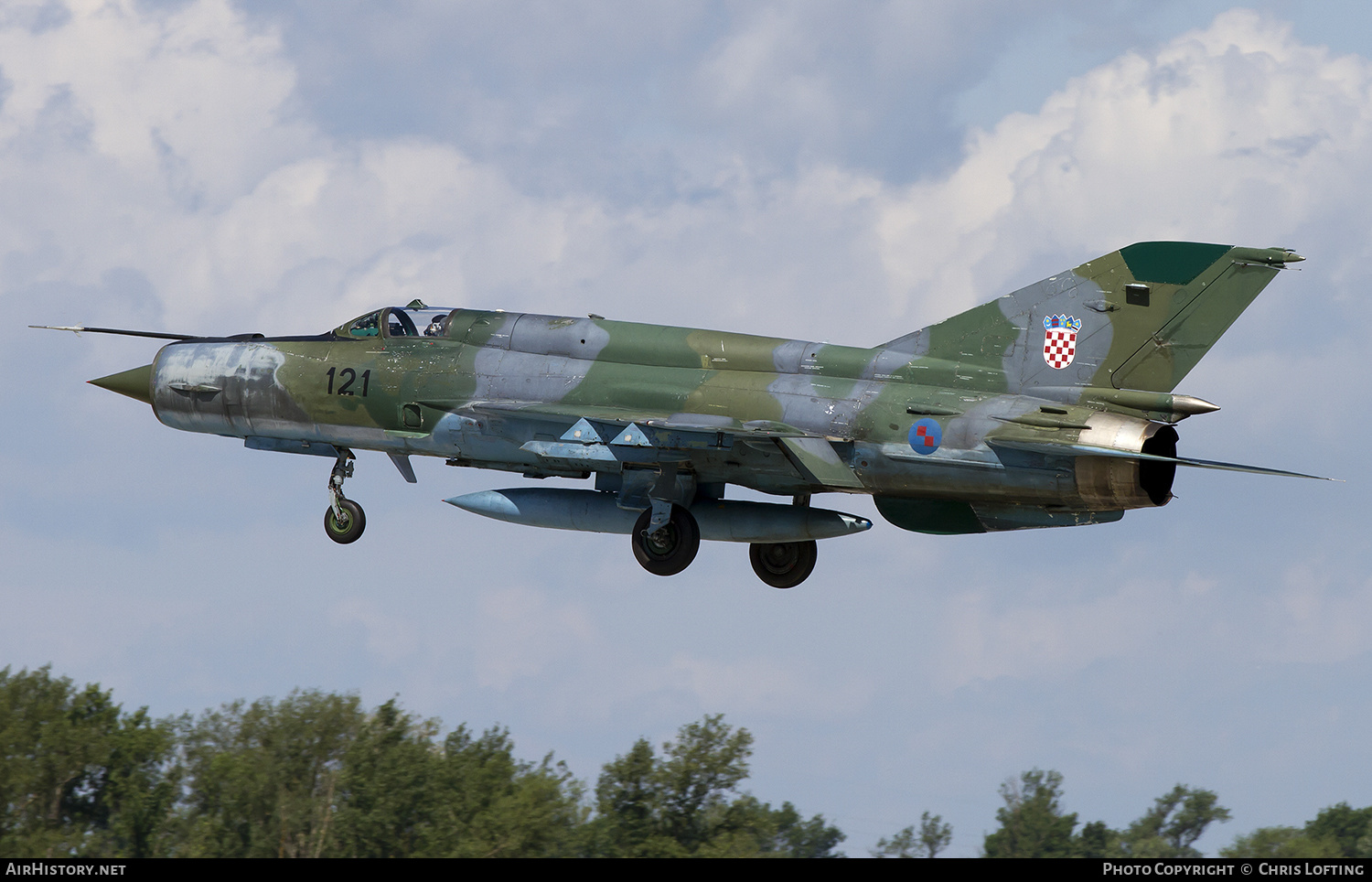 Aircraft Photo of 121 | Mikoyan-Gurevich MiG-21bisD | Croatia - Air Force | AirHistory.net #315952