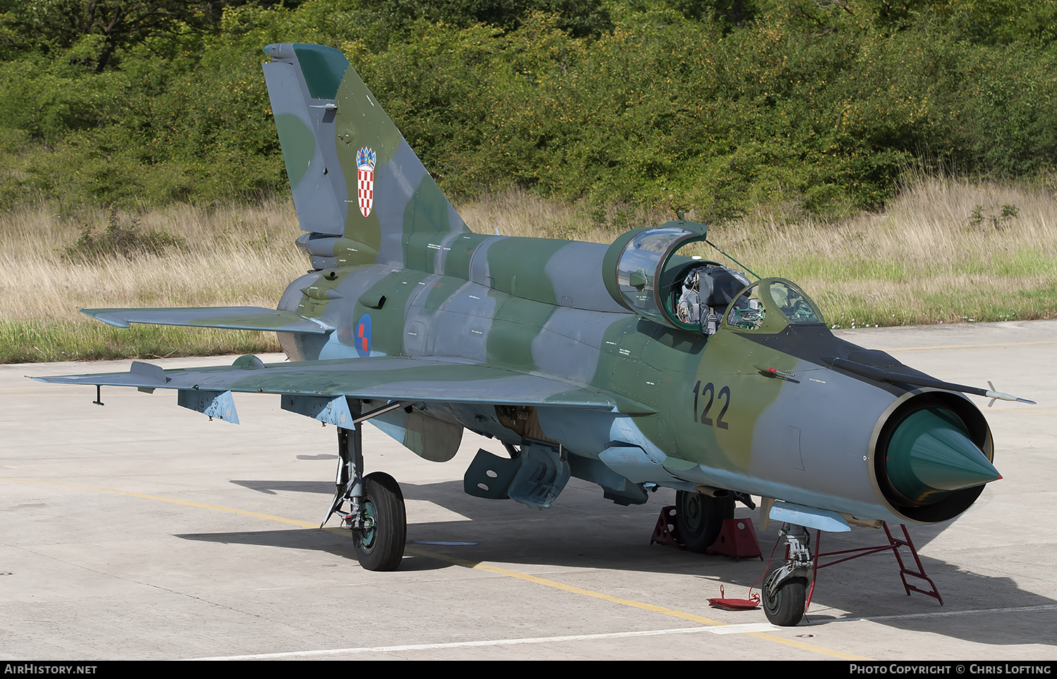 Aircraft Photo of 122 | Mikoyan-Gurevich MiG-21bis | Croatia - Air Force | AirHistory.net #315956