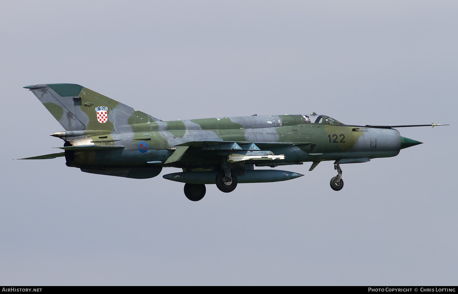Aircraft Photo of 122 | Mikoyan-Gurevich MiG-21bisD | Croatia - Air Force | AirHistory.net #315957