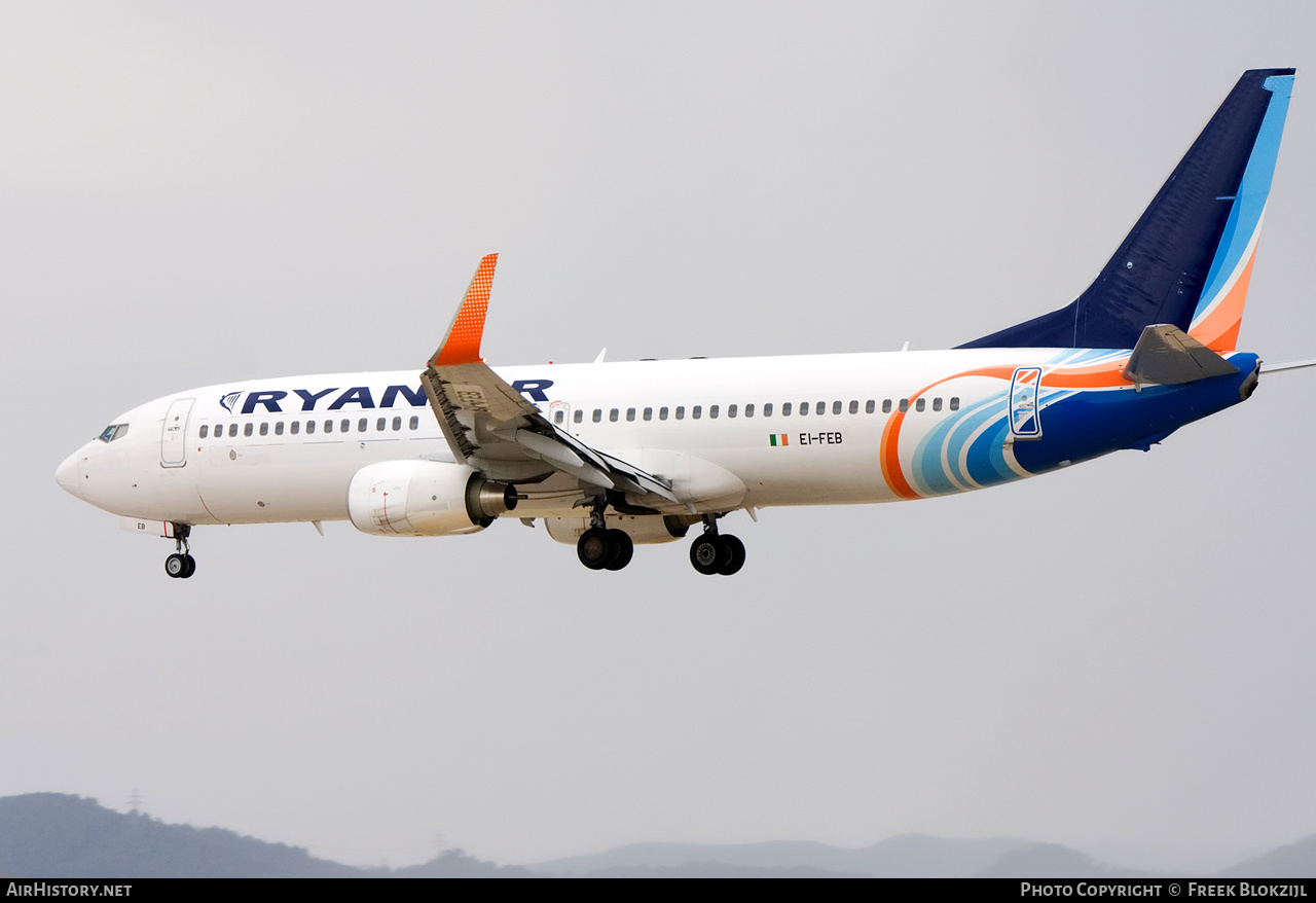 Aircraft Photo of EI-FEB | Boeing 737-8KN | Ryanair | AirHistory.net #315962