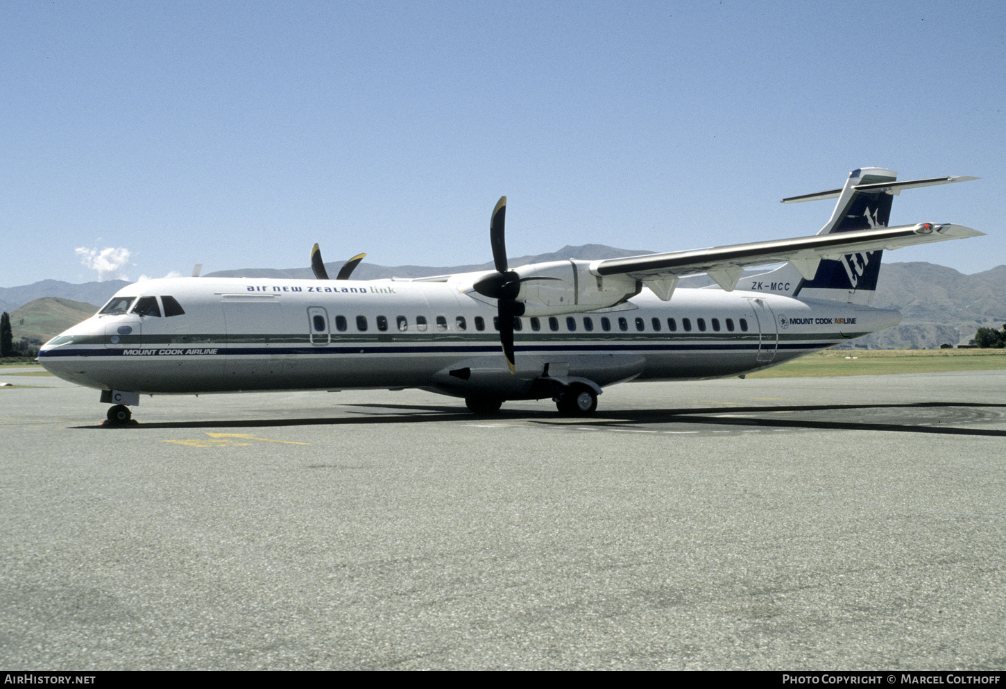 Aircraft Photo of ZK-MCC | ATR ATR-72-500 (ATR-72-212A) | Air New Zealand Link | AirHistory.net #316002