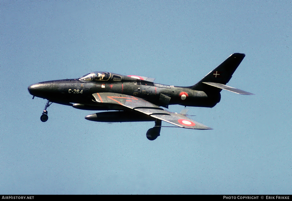 Aircraft Photo of C-264 | Republic RF-84F Thunderflash | Denmark - Air Force | AirHistory.net #316009