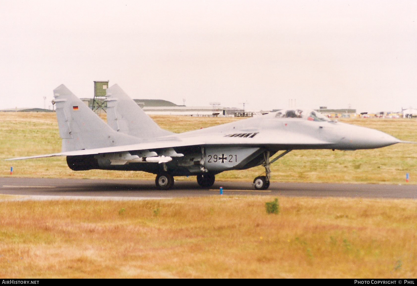 Aircraft Photo of 2921 | Mikoyan-Gurevich MiG-29G (9-12) | Germany - Air Force | AirHistory.net #316011