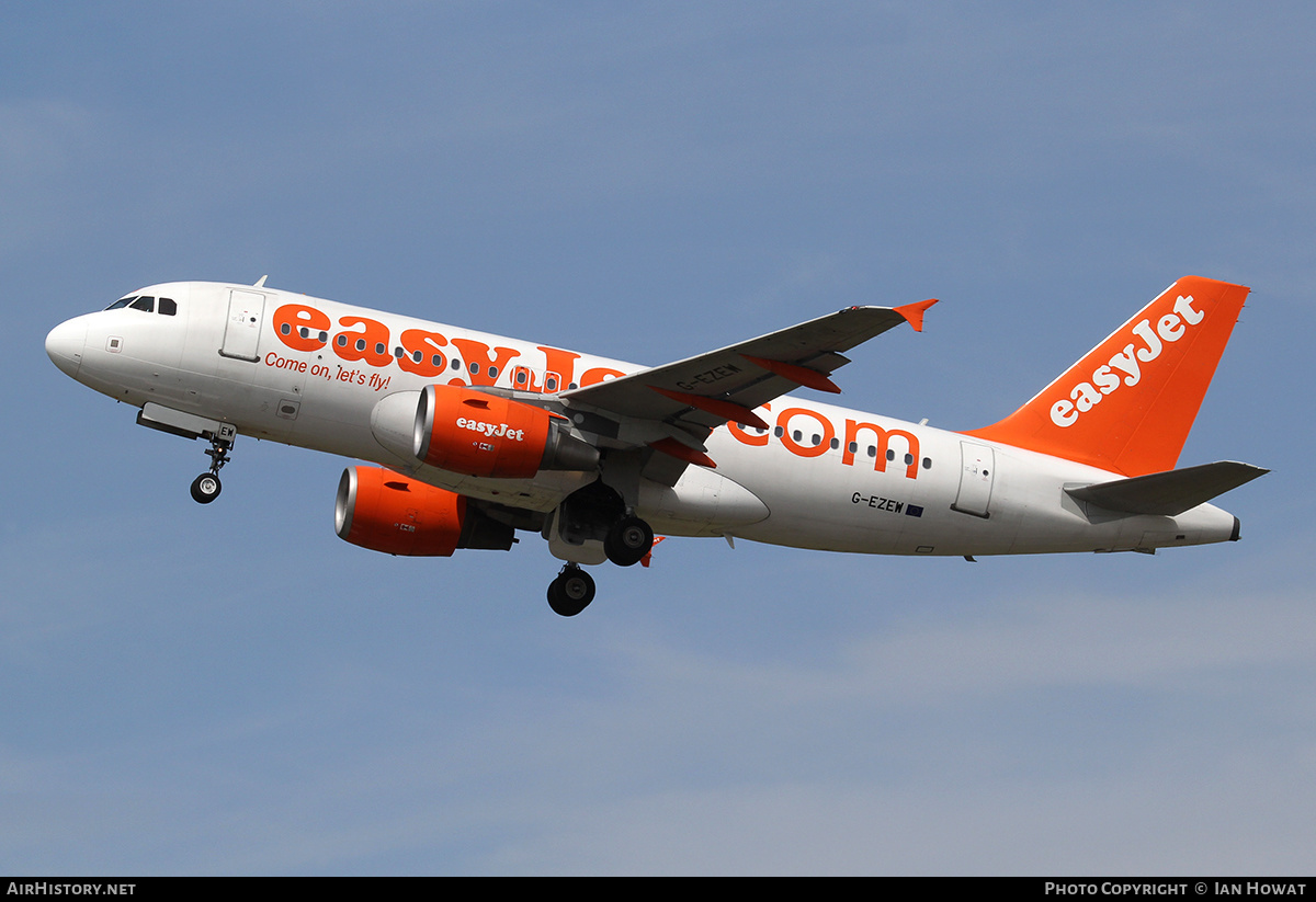 Aircraft Photo of G-EZEW | Airbus A319-111 | EasyJet | AirHistory.net #316025