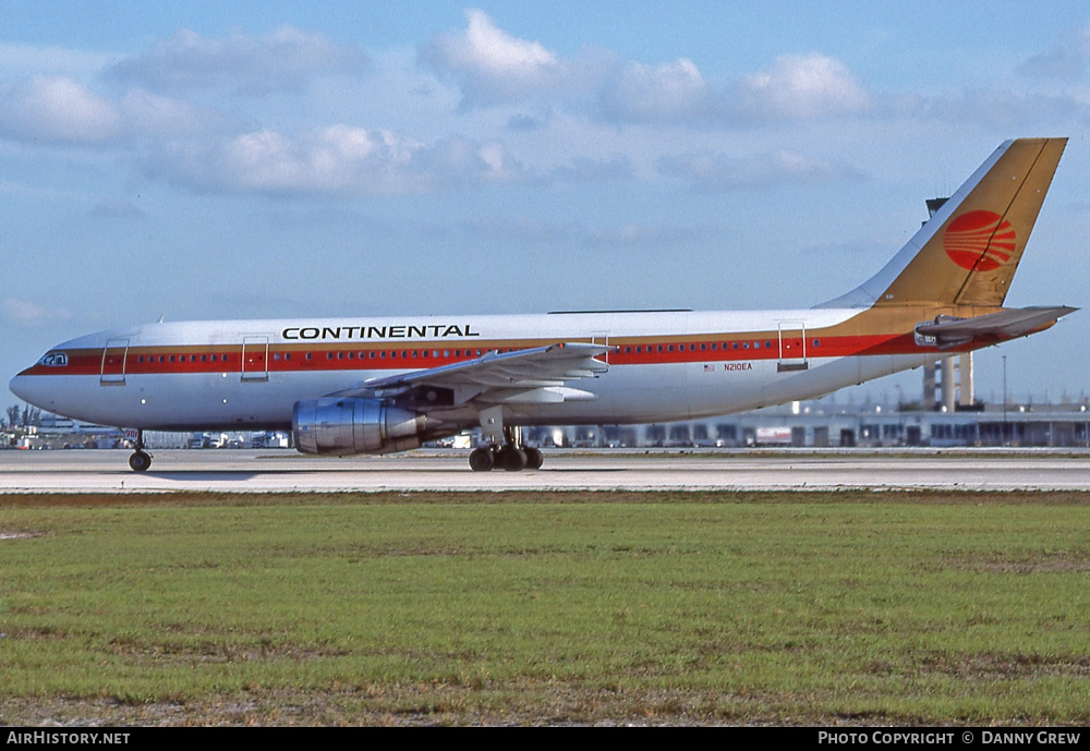 Aircraft Photo of N210EA | Airbus A300B4-103 | Continental Airlines | AirHistory.net #316028