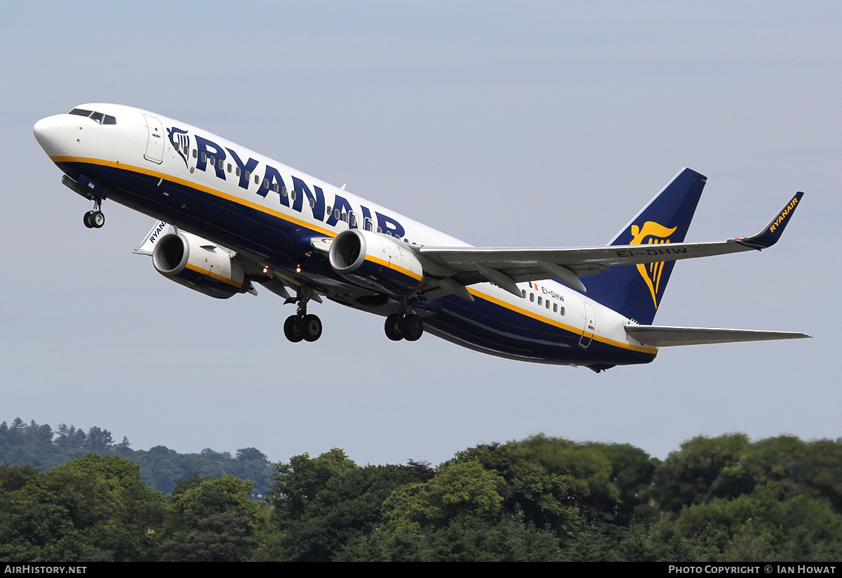 Aircraft Photo of EI-DHW | Boeing 737-8AS | Ryanair | AirHistory.net #316031