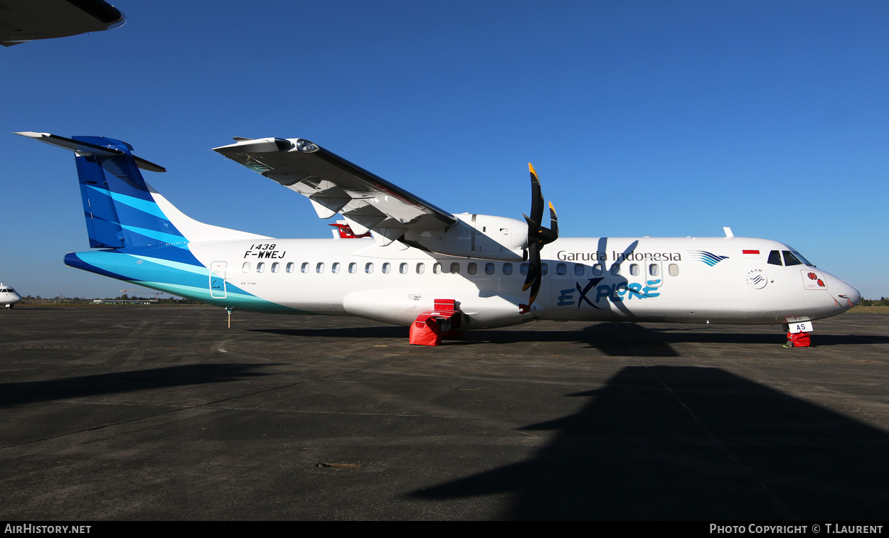 Aircraft Photo of F-WWEJ | ATR ATR-72-600 (ATR-72-212A) | Garuda Indonesia Explore | AirHistory.net #316033
