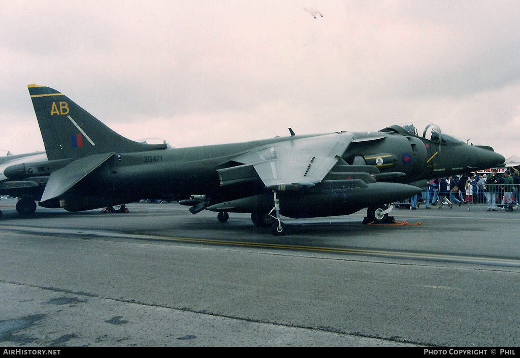 Aircraft Photo of ZG471 | British Aerospace Harrier GR7A | UK - Air Force | AirHistory.net #316059