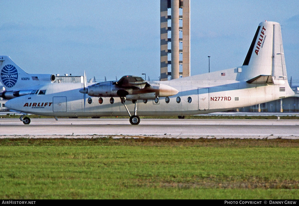 Aircraft Photo of N277RD | Fairchild F-27J | Airlift International | AirHistory.net #316083
