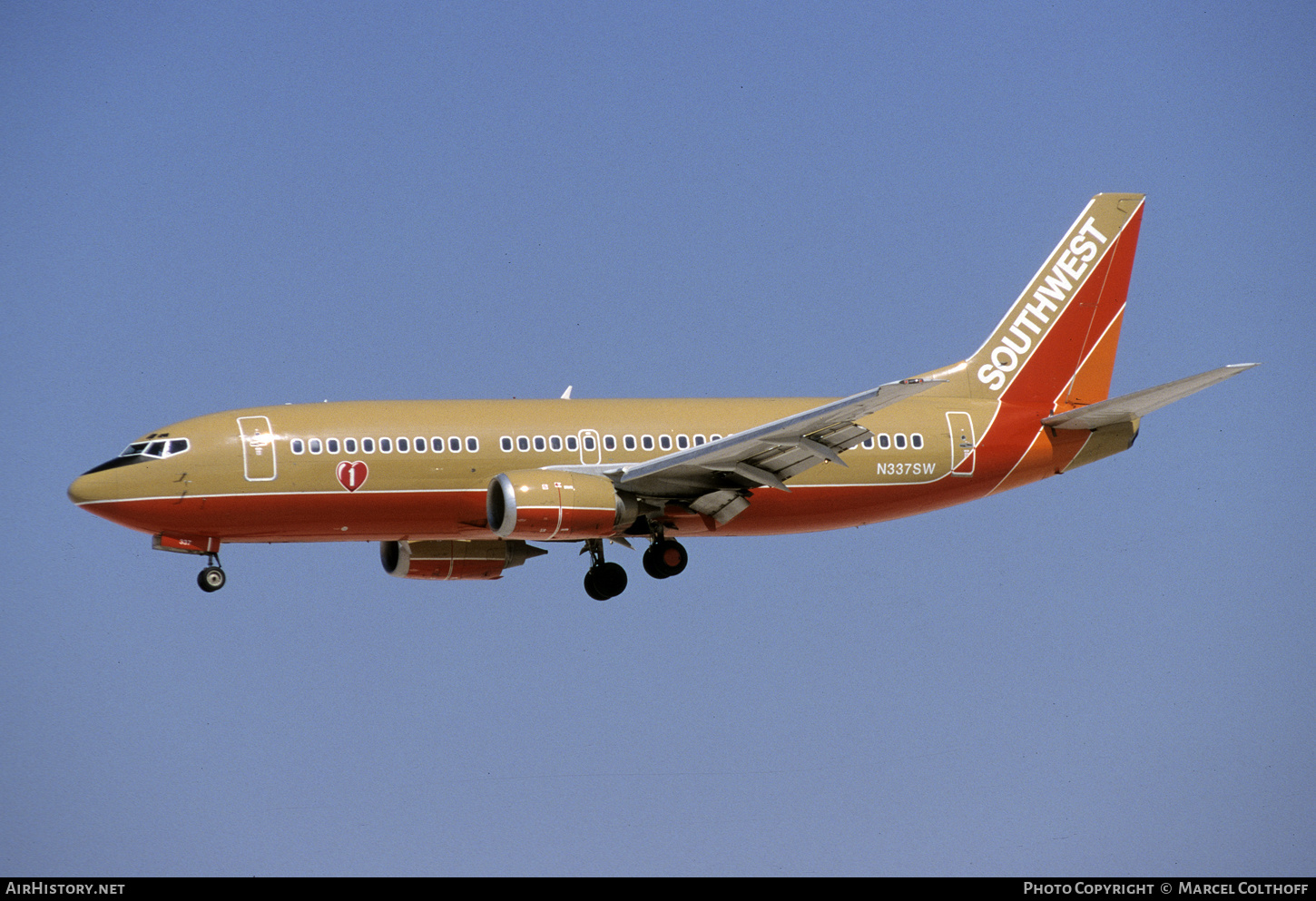 Aircraft Photo of N337SW | Boeing 737-3H4 | Southwest Airlines | AirHistory.net #316090