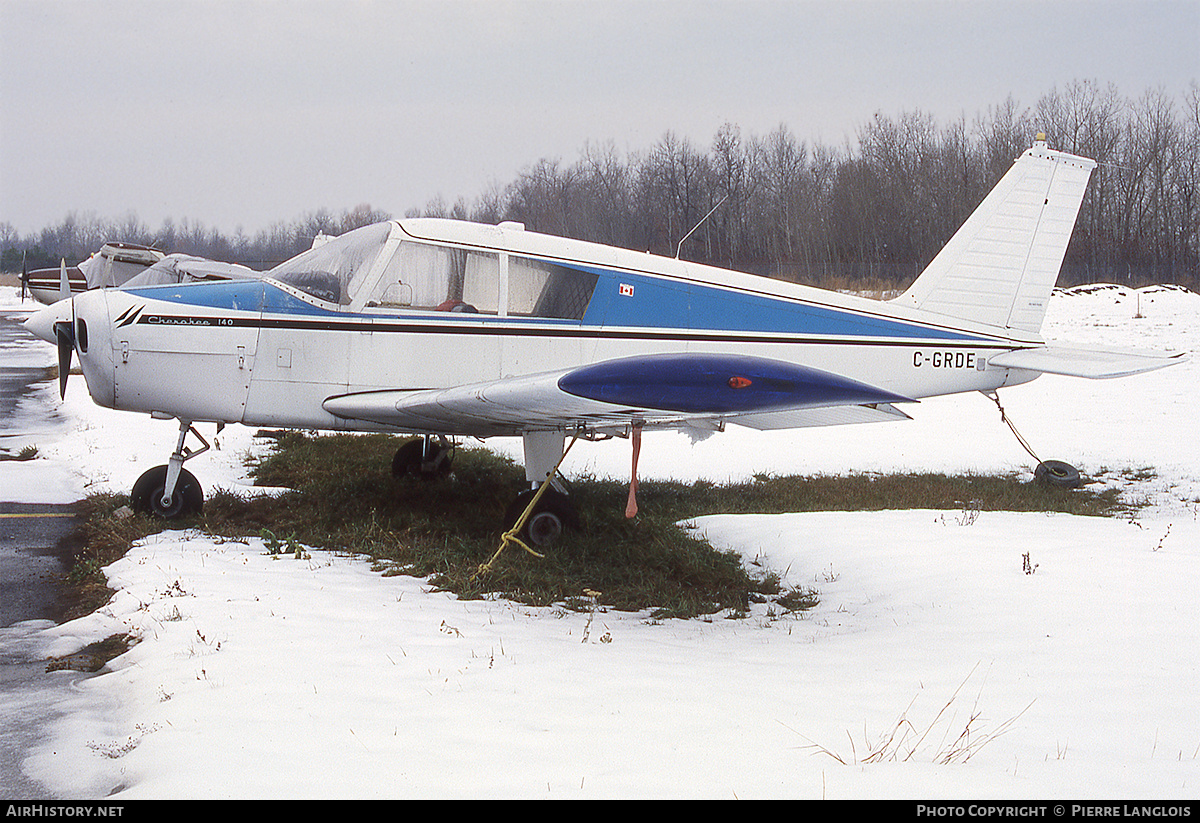 Aircraft Photo of C-GRDE | Piper PA-28-140 Cherokee | AirHistory.net #316105