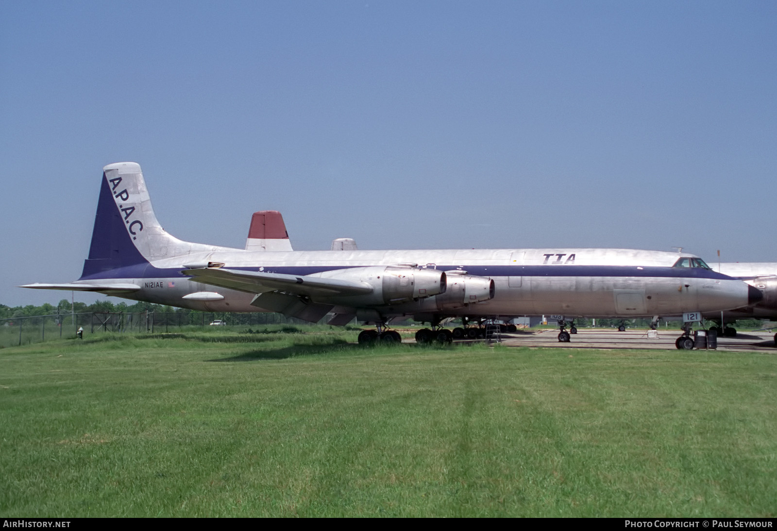 Aircraft Photo of N121AE | Canadair CL-44D4-2 | APAC - Asian Pacific Air Cargo | AirHistory.net #316115