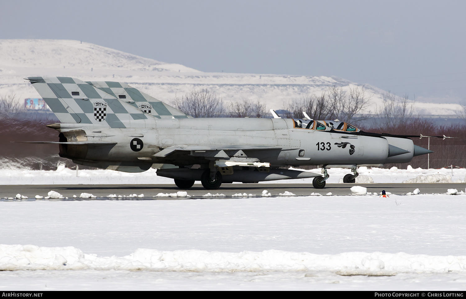 Aircraft Photo of 133 | Mikoyan-Gurevich MiG-21bisD | Croatia - Air Force | AirHistory.net #316121