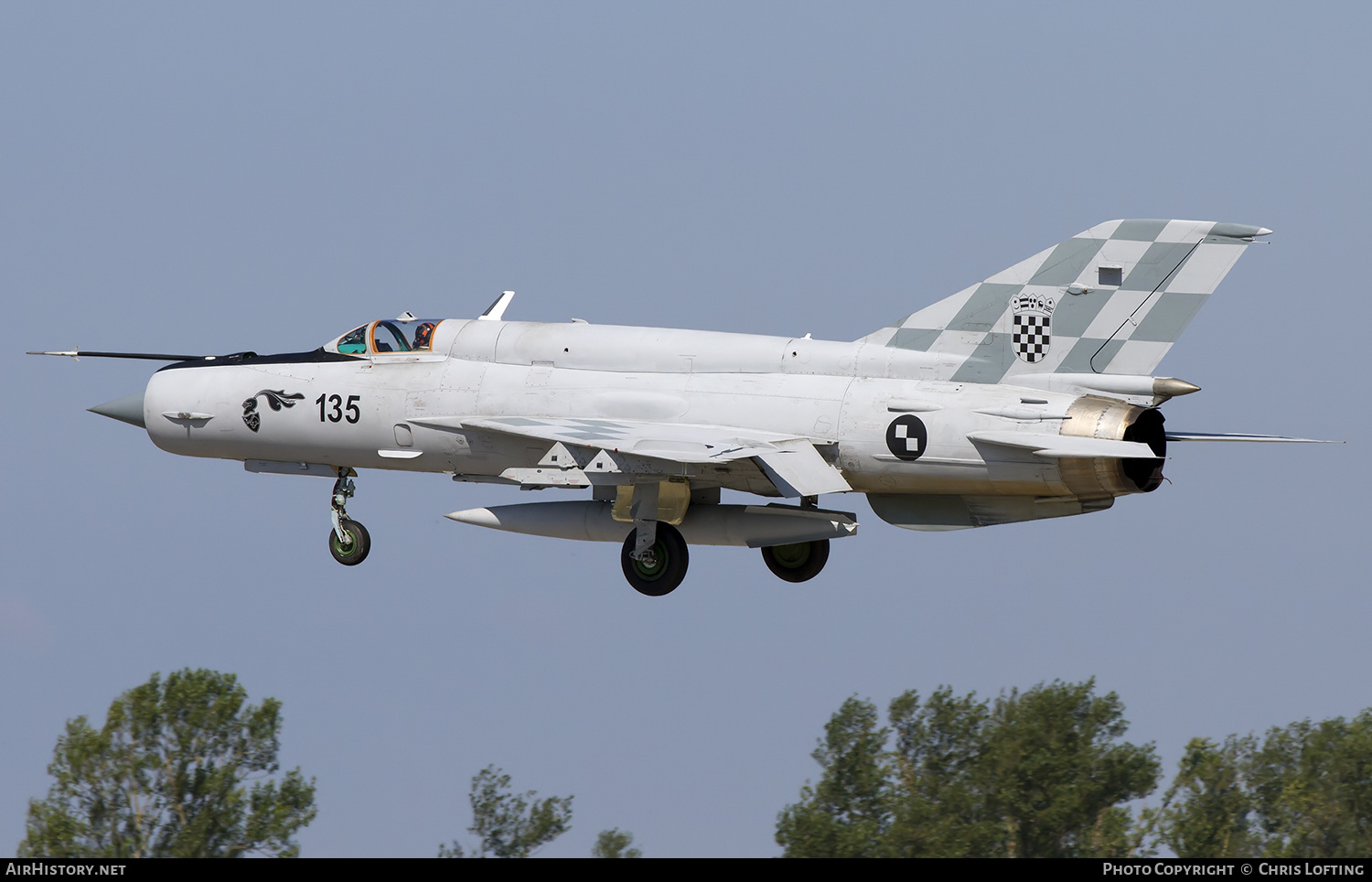 Aircraft Photo of 135 | Mikoyan-Gurevich MiG-21bisD | Croatia - Air Force | AirHistory.net #316152